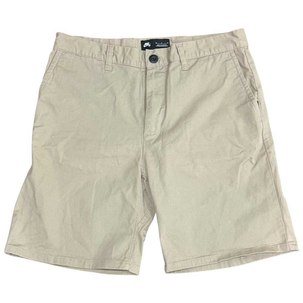 Nike SB Men's Khaki Chino Skate Shorts Size 34 - Picture 1 of 6